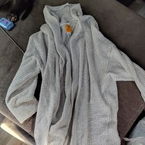 Ruby Rd. Silver Knit Cardigan